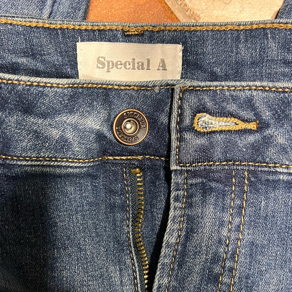 Special A Jeans High Rise Boot Cut With Destroy - Picture 11 of 14